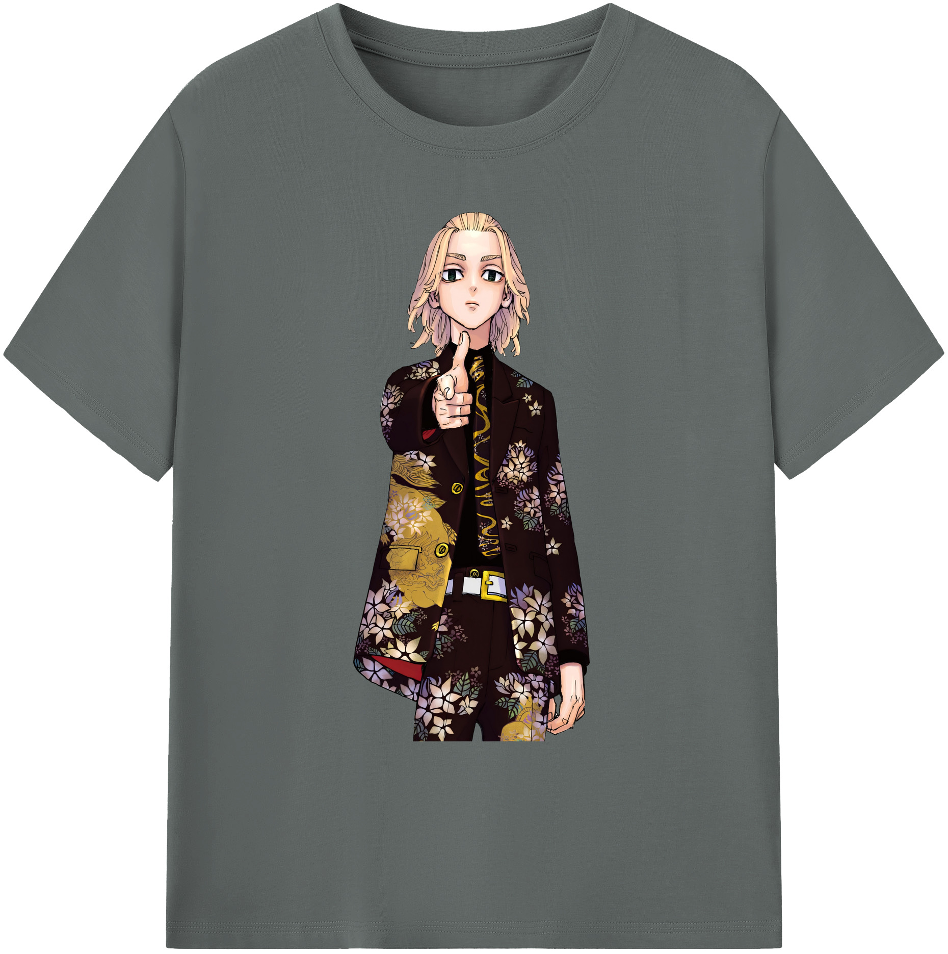 （画像用） 東京リベンジャーズ Tokyo Revengers 綿100％ メンズ半袖Tシャツ｜肌触りやわらか＆通気性